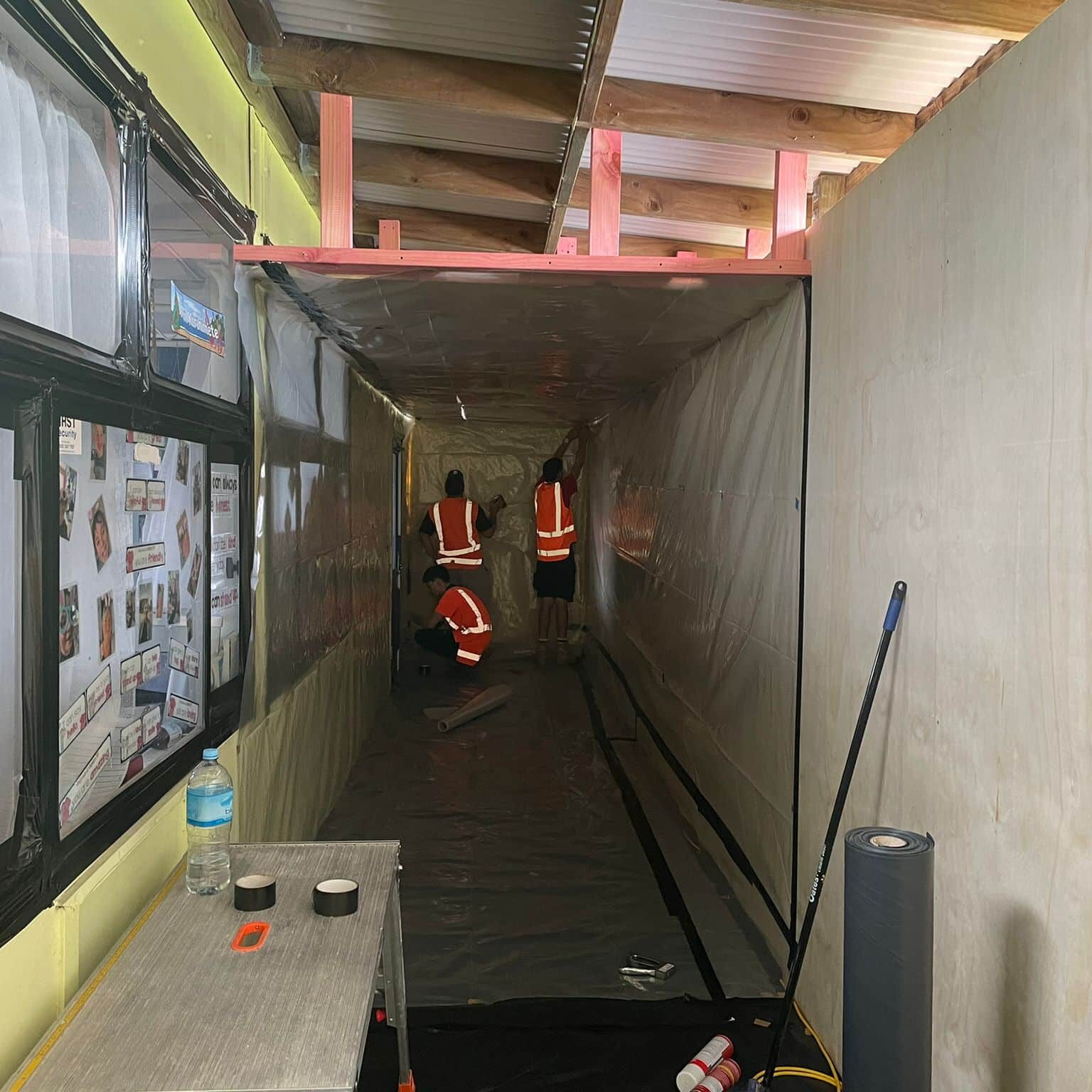 Asbestos removal from classroom in Kaitaia