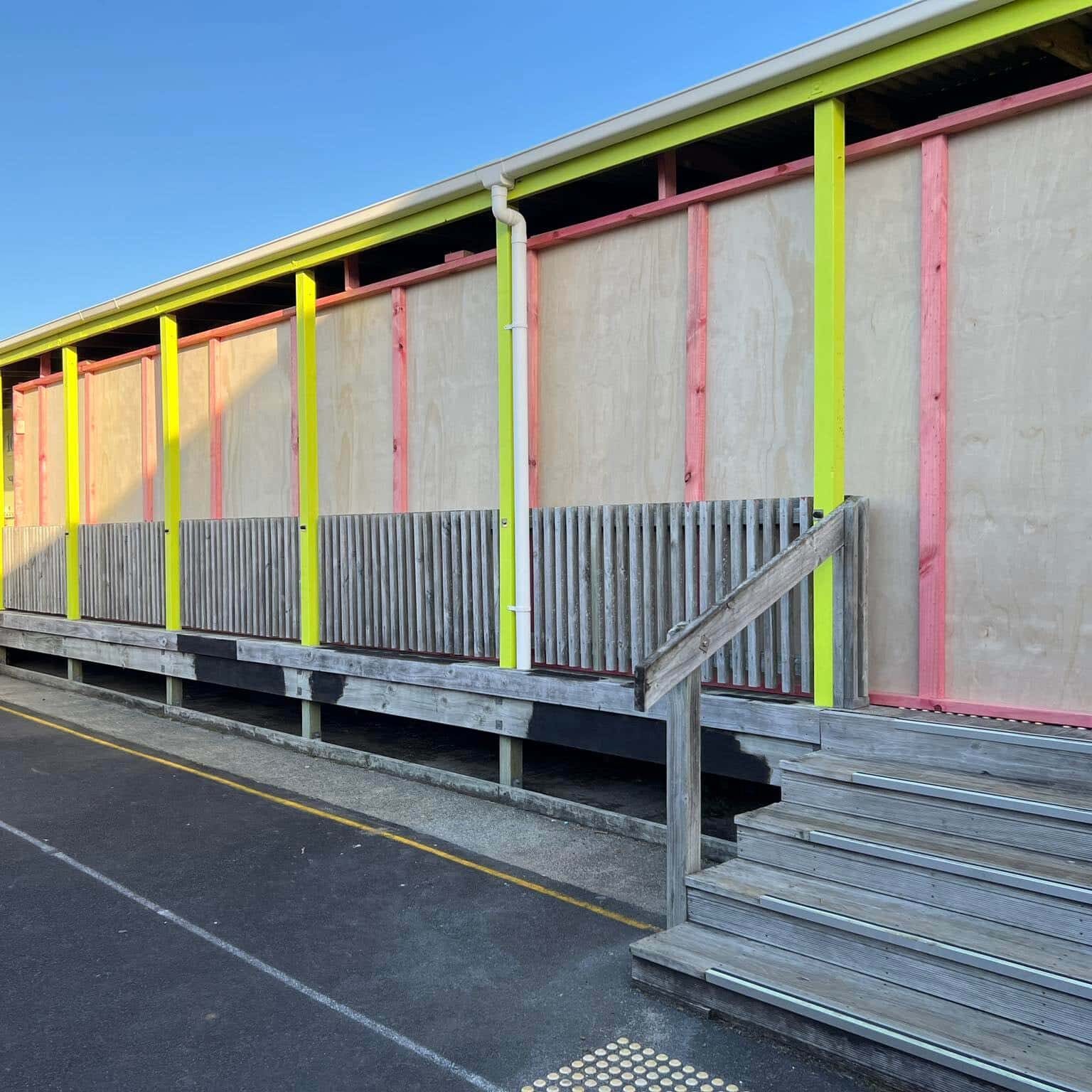 Asbestos removal site at a School in Kaitaia