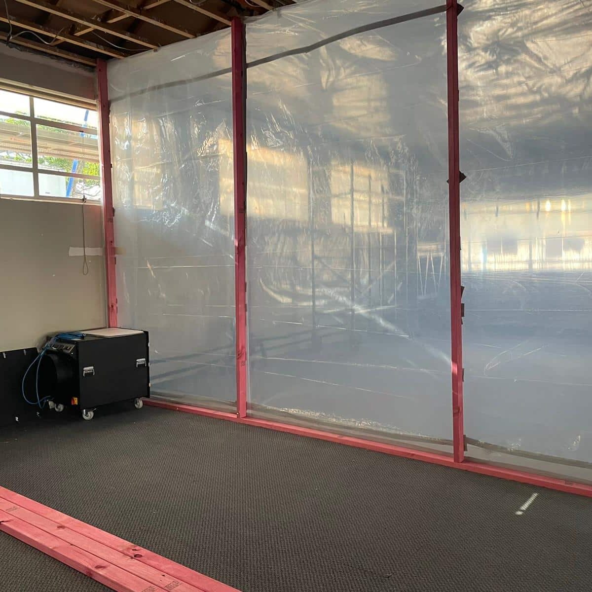 Class A asbestos removal enclosure