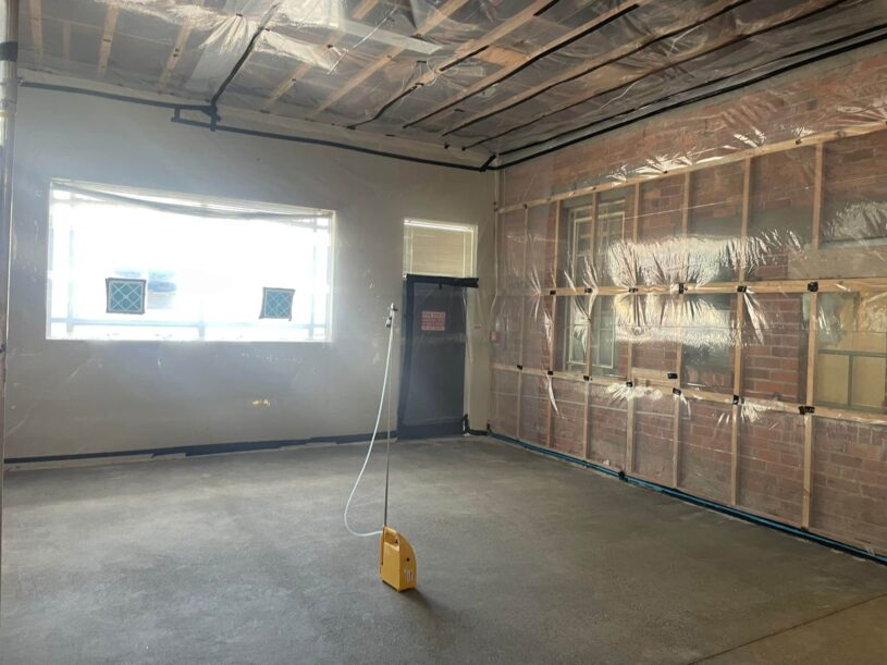 Class A asbestos clearance - air monitoring .