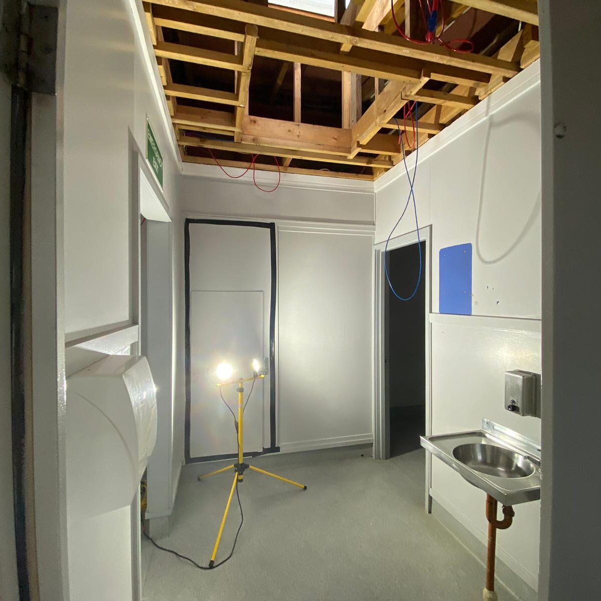 Class B Asbestos removal interior view